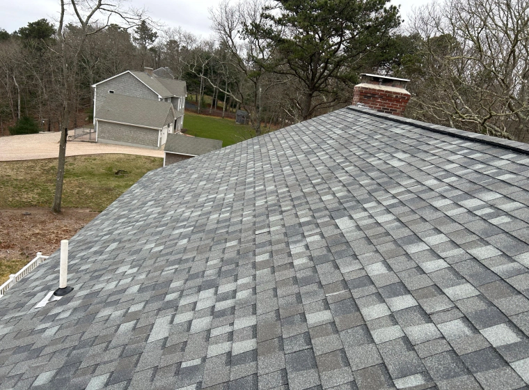 new asphalt roofing installation